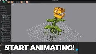 VoxEdit - 3D Voxel Animator and NFT Maker - Carnivorous Plant