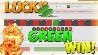 CSGODOUBLE: GETTING LUCKY ON GREEN!!