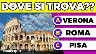 Rispondi correttamente alle DOMANDE sull'ITALIA | Quiz Cultura Generale