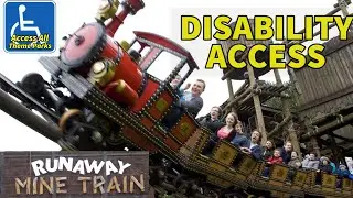 RUNAWAY MINE TRAIN | ♿️ DISABILITY ACCESS | ALTON TOWERS