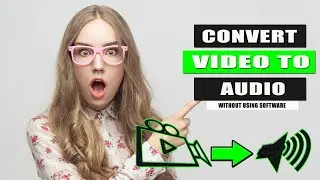 How to CONVERT VIDEO to AUDIO Tracks For FREE Without Using a Software | PC Tricks & Hacks