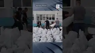 ⛔Курские школьники строят баррикады вокруг школы #shorts