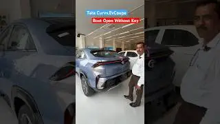 Tata Curvv.Ev Coupe Boot Open Kaise Karen ? #tatacurvvev #shortsvideo