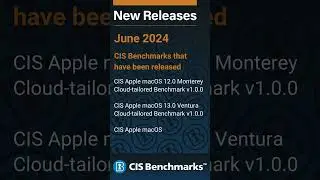 📣 Check out our recently released CIS Benchmarks for June 2024. #cybersecurity
