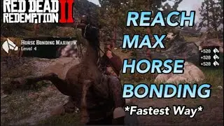 Red Dead Redemption 2- REACH MAX HORSE BONDING FAST!!! (WORKS FOR RDR2 Online and Story Mode)
