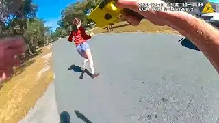 When Karens Try To Run From Cops