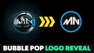 Bubble Pop Logo Reveal Animation - After Effects Tutorial | No Plugins Required | Logo Reveal - 2021