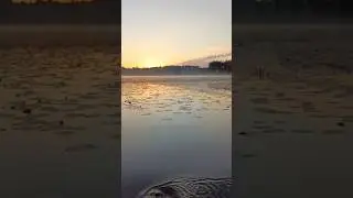 озеро,утро 