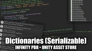 Game Modules - Dictionaries - Available at the Unity Asset Store!