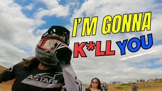 This dude wasn’t happy after the race
