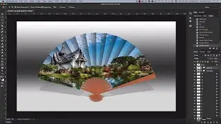 Turn your photos into hand-held fans in Photoshop