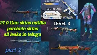 Pubg mobile 17.o new lobby new gun skins parachute skins outfits