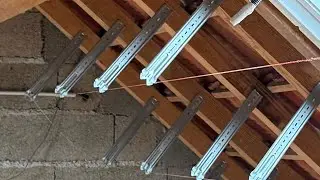 Poser des suspentes à plaques de platre facilement