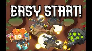 NEW and EASIER START! Muddy Puddles CHIMPS Black Border Guide l Update 43.2 (Bloons TD6)