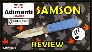 Full Review of the Ganzo Adimanti SAMSON -  A Modern Pocket Dagger - Brutalica Design