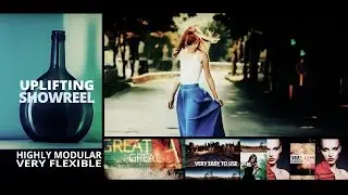 Uplifting ShowReel Template for After Effects - Demo production
