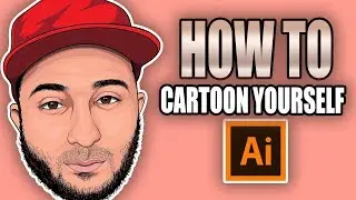 How To Cartoon Yourself !- Step By Step / Tutorial ( ADOBE ILLUSTRATOR )