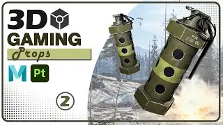 3D Flashbang Grenade Modeling Tutorial Part 2 | 
