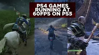 Ghost Of Tsushima/Days Gone/God Of War Running At 60 FPS On PS5 4K Footage