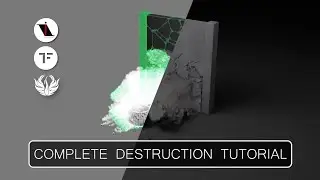 Complete Destruction Tutorial | tyFlow and Phoenix FD