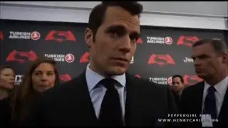 Henry Cavill Org Interview at BVS World Premiere