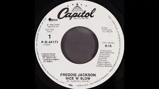 Freddie Jackson – Nice 'N' Slow (Promo 45)