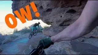 Justin Lindine Hurting Fat Video Guy on Zen Trail - St George, Utah
