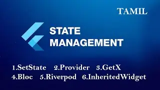 1.Flutter State Management : SetState, Provider, GetX, Bloc, Riverpod, InheritedWidget Explained