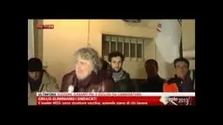 GRILLO--- DICE CHE IL--- REDDITO DI CITTADINANZA ELIMINERA I SINDACATI --NON LUI