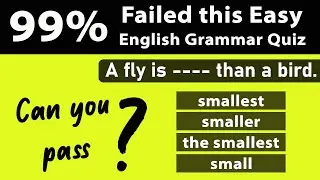 Can You Pass This Mixed Grammar Test? |  Mixed English Grammar Quiz #01