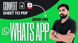 Send PDF on WhatsApp automatically from Google Sheets | Convert Google Sheet to PDF automatically