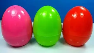 3 surprise eggs with FUNNY TOYS for BABY MymillionTV 2