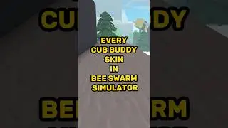 🤗All Cub Buddy Skins in Bee Swarm Simulator #roblox #beeswarmsimulator #shorts