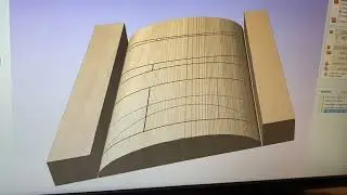 Vectric cnc . Testing a project onto 3D model idea for a customer.