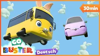 London Brücke stürzt gleich ein | Kinderlieder und Cartoons | Go Buster | Moonbug Kids Deutsch