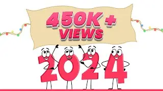 Wish You HAPPY NEW YEAR 2024 | Animated Video | Prayan Animation Studio