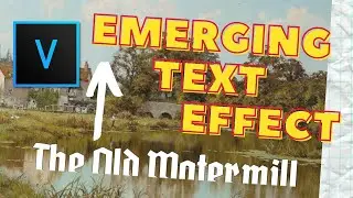Record Speed Tutorials: Emerging Text Effect in Vegas