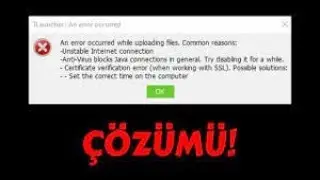 Tlauncher an error occurred hatasının çözümü