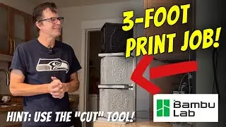 3D Printing Three Foot Stone Block Tower!