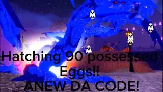 Dragon adventures HALLOWEEN EVENT WEEK1 (Hatching 90 possessed eggs) + NEW DA CODE!