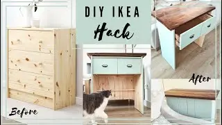 DIY IKEA HACK ✨ Chest of Drawers Transformed into a Side Table