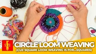 Making Circle Loom Weavings