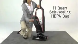 Hoover Commercial CH50400 Hush Tone Lite Upright Vacuum 13.5-Inch