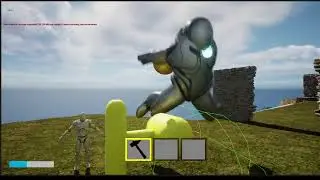 Unreal Engine 5 - traps can kill both the boss and the player.