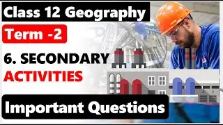 Secondary Activities important Questions I Class 12 geography Chapter 6 imp Questions I term 2