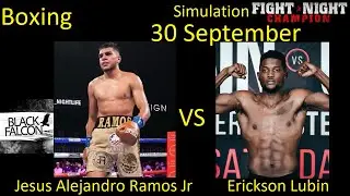 Jesus Alejandro Ramos Jr VS Erickson Lubin FIGHT IN FIGHT NIGHT CHAMPION