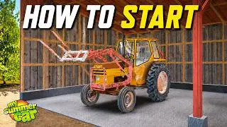 How to START & DRIVE TRACTOR (KEKMET) in MY SUMMER CAR FULL GUIDE