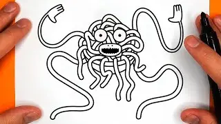 COMO DIBUJAR a NOODLES NINJA | Garten of Banban 3 - paso a paso, fácil y rápido dibujo