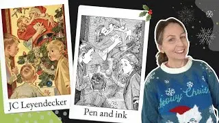 How to Render like JC Leyendecker | Master Study in Pen and Ink
