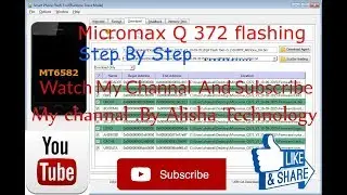 micromax q 372  flashing process step by step -- By  Alisha Techonology